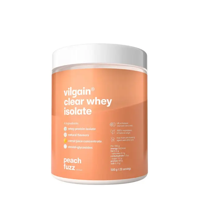 Vilgain Clear Whey Isolate Peach fuzz, 500 g