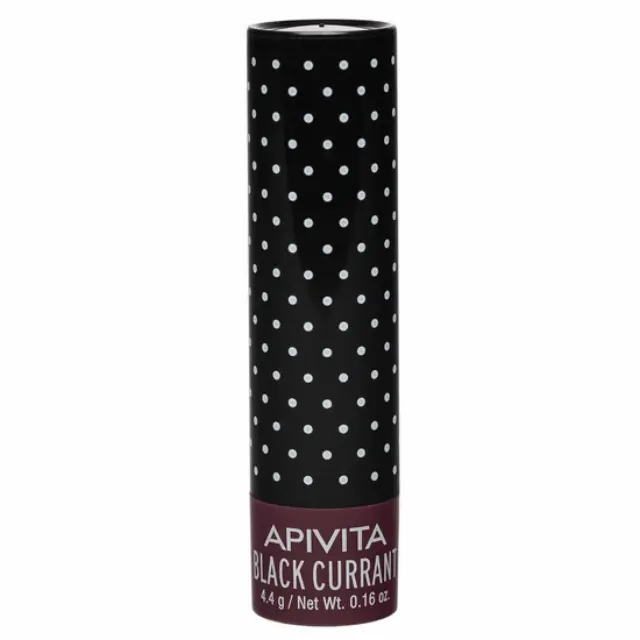 APIVITA Black Currant Lip Care με Φραγκοστάφυλο,Μπορντό Φυσικό Χρώμα 4.4gr