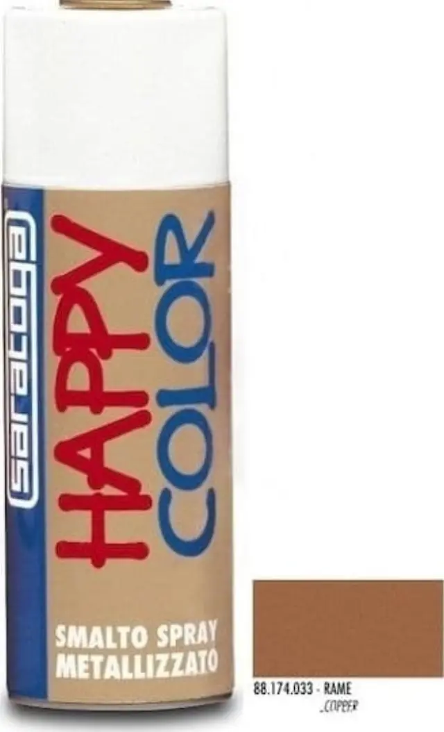 ΣΠΡΕΙ ΒΑΦΗΣ ΜΕΤΑΛ 33 RAME ΧΑΛΚΟΥ 400ML HAPPY