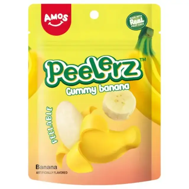 AMOS Peelerz Gummy Banana Cube 46g