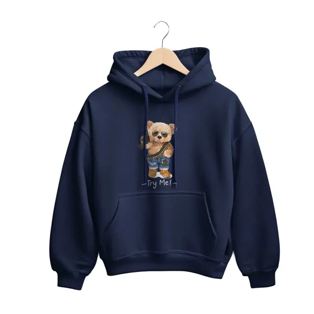 Φούτερ Noshame® Navy με τύπωμα - 3025112 - XXL