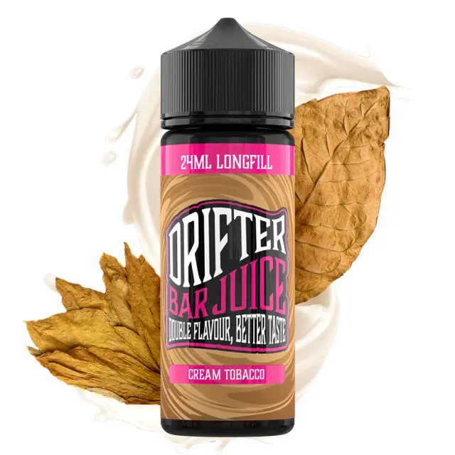 Cream Tobacco 24ml (120ml) - Drifter Bar Juice Flavorshots