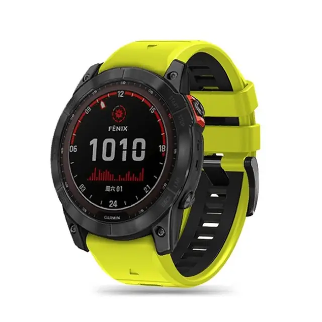 Tech-Protect IconBand Pro Strap for Garmin Fenix 3 / 5X / 3HR / 5X Plus / 6X / 6X Pro / 7X Lime Black