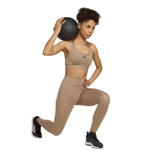 adidas Performance Women's Optime Power Essentials 7/8 Tight Καφέ JY4812 (adidas Performance) - XSmall 3