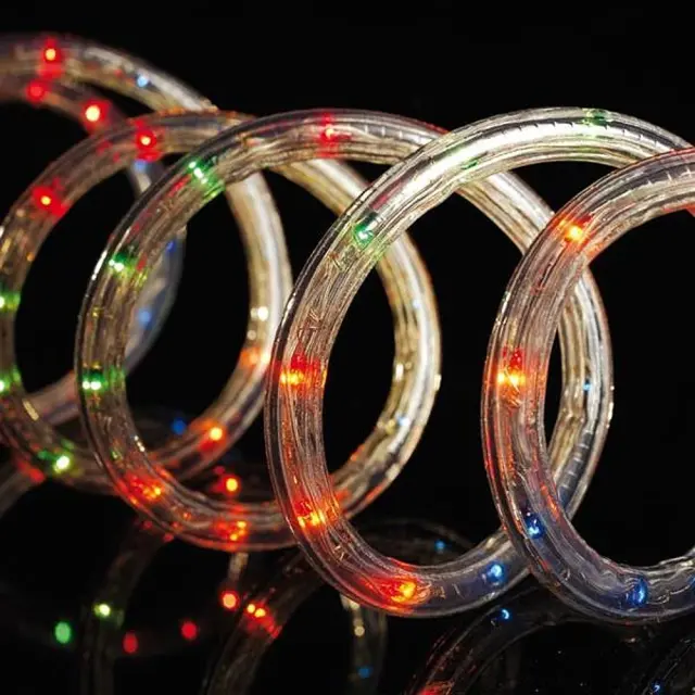 Φωτοσωλήνας LED Δικάναλος Χρωματιστό Φως Με 36 LED Ανά Μέτρο 50m IP44