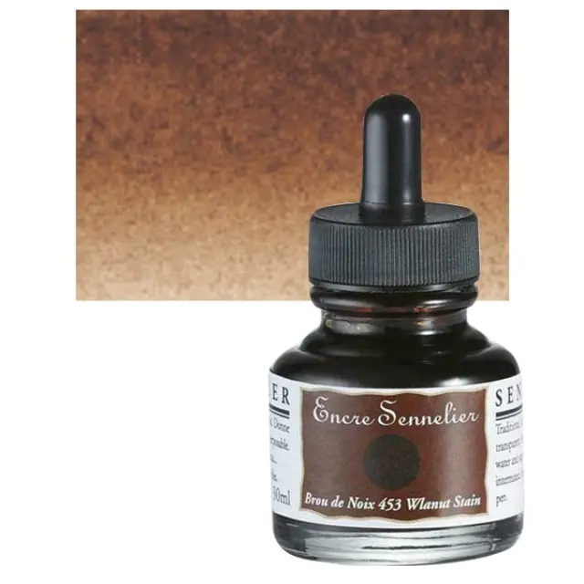 Μελάνι Sennelier - 453 Walnut Stain - 30ml