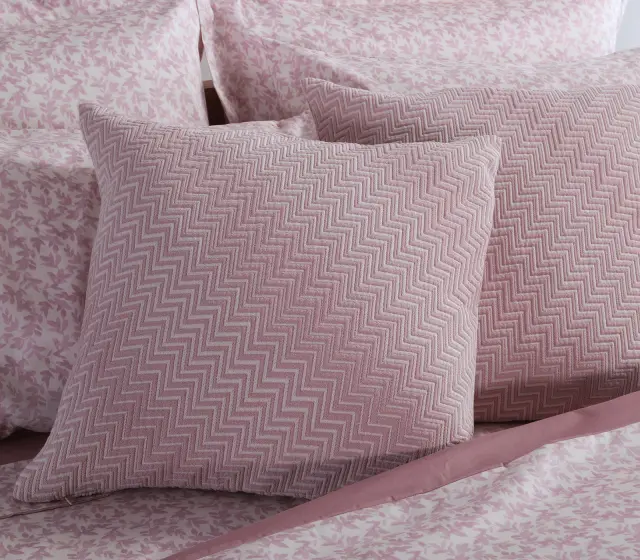 Nef-Nef Homeware Διακοσμητική Μαξιλαροθήκη Chevie 50x50 Pink 3