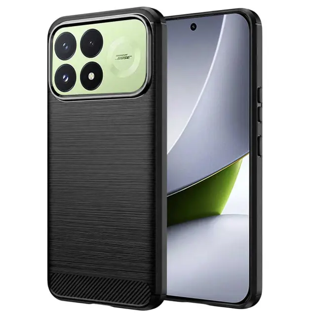 Techsuit - Carbon Silicone - Xiaomi Poco F9 Pro - Black
