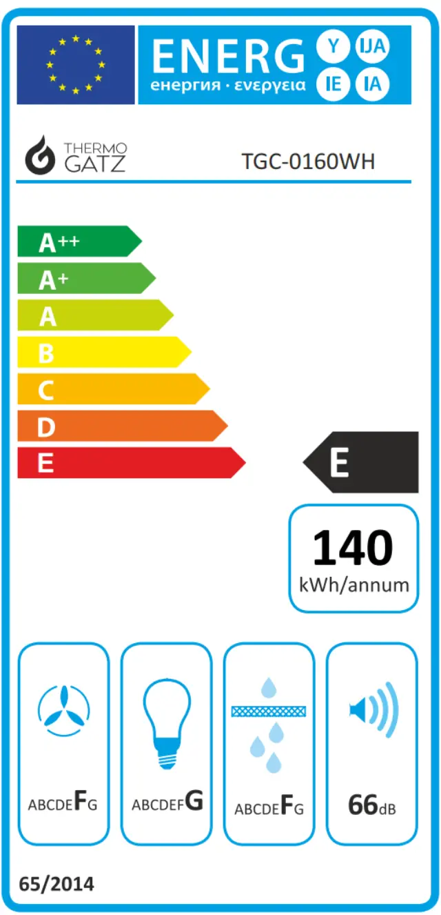 THERMOGATZ - ΑΠΟΡΡΟΦΗΤΗΡΑΣ TGC 160 WH 3