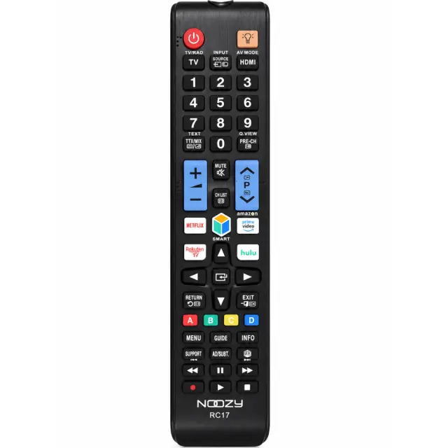 Τηλεχειριστήριο Noozy RC17 για Τηλεοράσεις Samsung, LG Άμεσης Αντικατάστασης χωρίς Προγραμματισμό με Φωτιζόμενο Πληκτρολόγιο