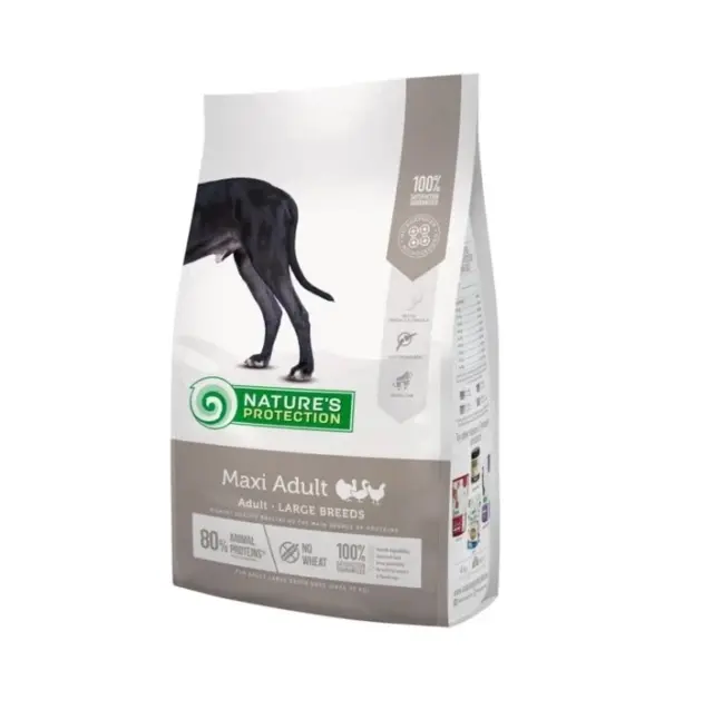 Nature's Protection Maxi Adult Large Breeds Για Μεγαλόσωμες Φυλές με Πουλερικά 12kg