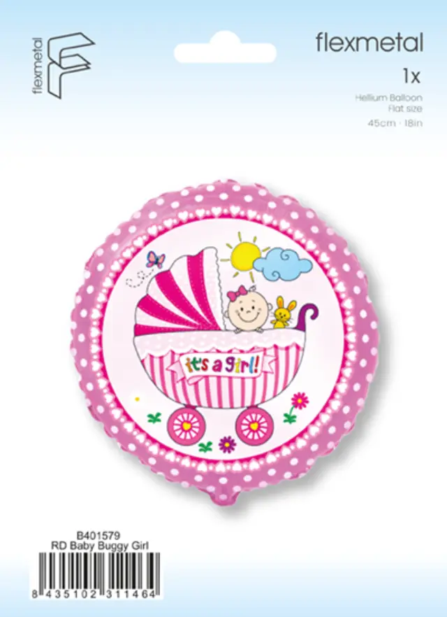 Μπαλόνι Φοιλ 18 Buggy Girl / 46 εκ - Συσκευασμένο