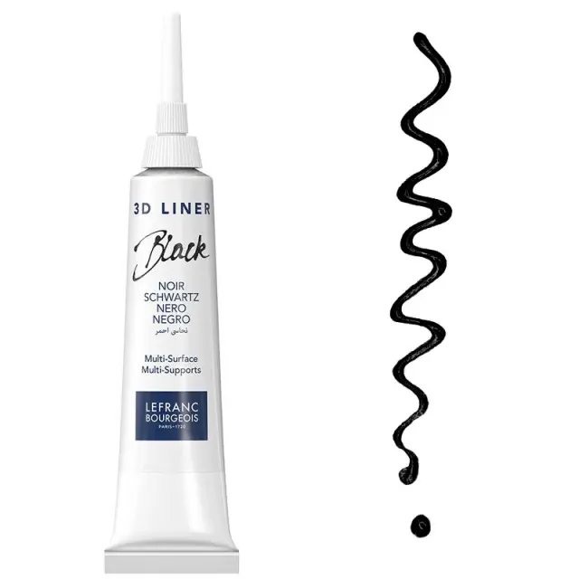 Lefranc & Bourgeois 3D Περίγραμμα, Black - 20ml