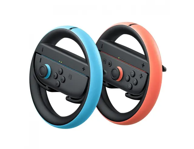 Τιμονιέρες για Nintendo Switch 2 Joy-Con 2 Γαλάζιο-Ανοιχτό Κόκκινο (2 τεμ.) N69458