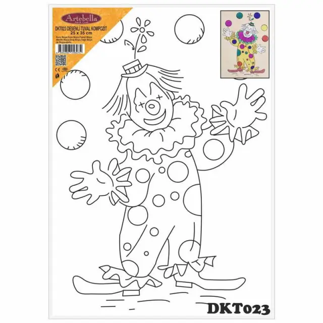 Artebella Καρτολίνο 25x35cm με Σχέδιο, DKT023