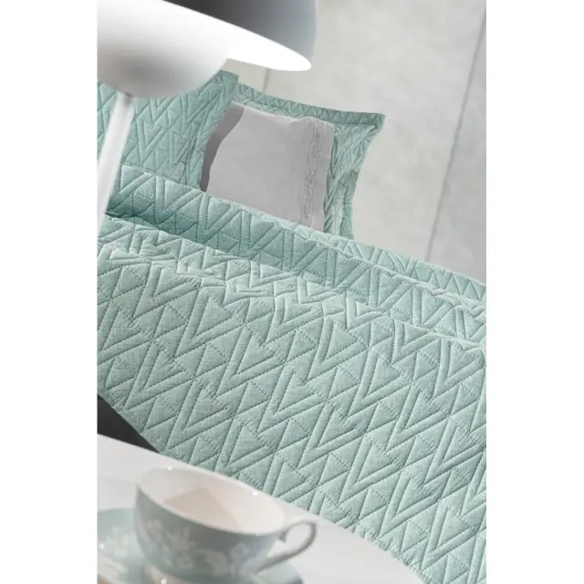 Σετ Κουβερλί Υπέρδιπλο 2 Τεμαχίων Guy Laroche Kylian Mint 220x240 3