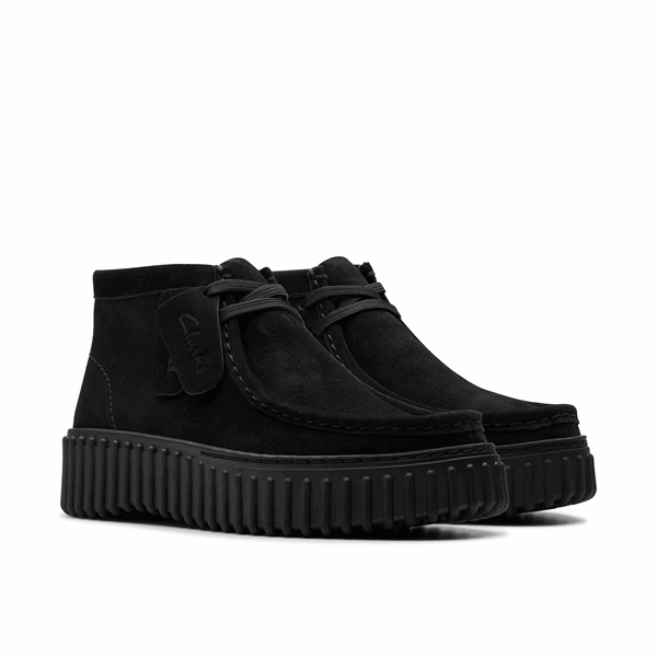 Clarks Torhill Moss Black black suede - 39.5