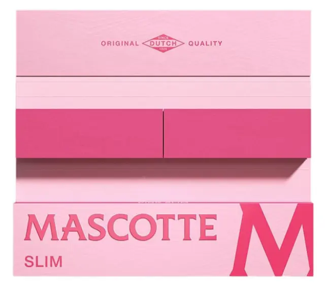 Χαρτάκια Mascotte Original Pink King Size Slim με Τζιβάνα - 34φ. 2