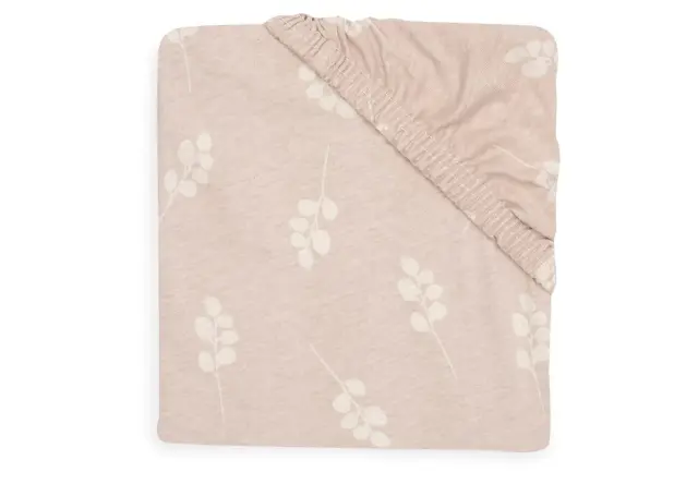 Σεντόνι Ζέρσεϊ με Λάστιχο Twig Wild Rose (70x140cm) - Jollein 2
