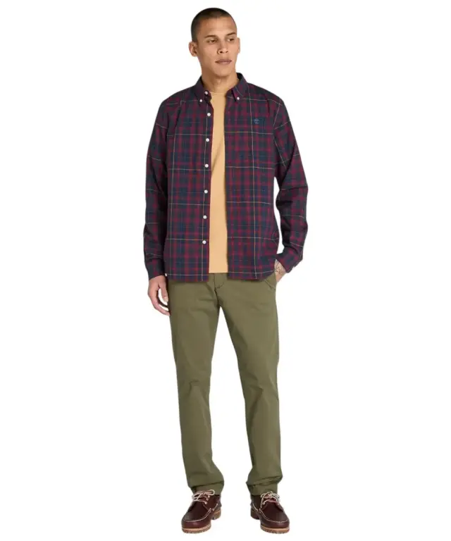 Timberland - Ανδρικό T-shirt SS Dunstan River Jersey Crew Tee Slim Fit TB0A2BPR-EH3 Κίτρινο - S 3