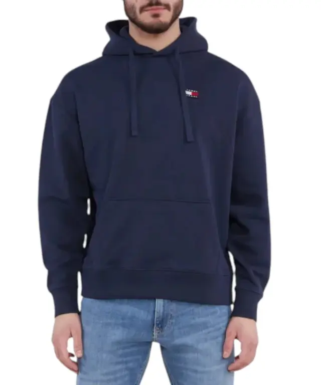 Tommy Hilfiger - Ανδρικό Φούτερ με Κουκούλα DM0DM16369-C87 Μπλε Σκούρο - S 2