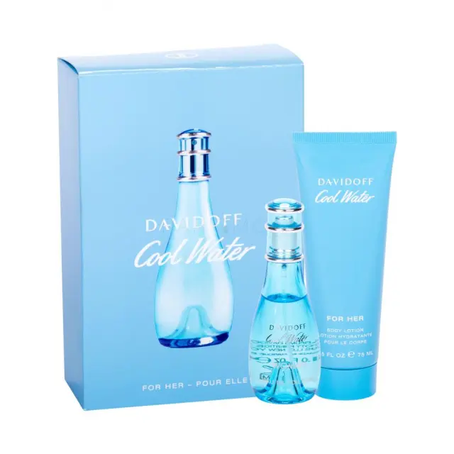Davidoff Cool Water Eau De Toilette 30ml & Body Lotion 75ml