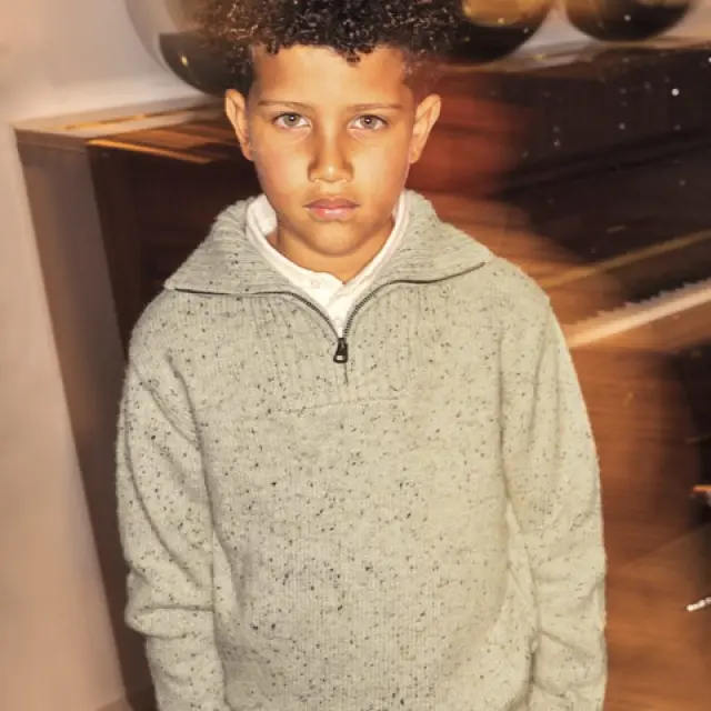 Junior 10 έως 18 ετών Ζέρσεϋ φερμουάρ μπεζ