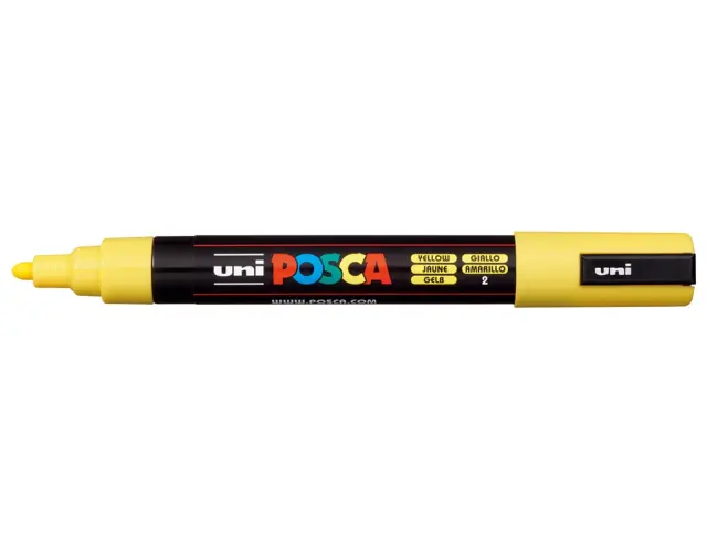 Μαρκαδόροι Σχεδίου Uni Posca PC-5M Βasic Colors Medium με πάχος μύτης 1.8-2.5mm - 8 τεμάχιαPC-5M 8P 3