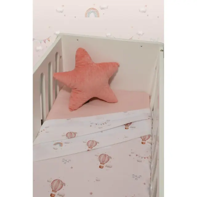 Σεντόνια Λίκνου Σετ 2τ -75x110-100% Βαμβάκι Des -422 Oliver Baby