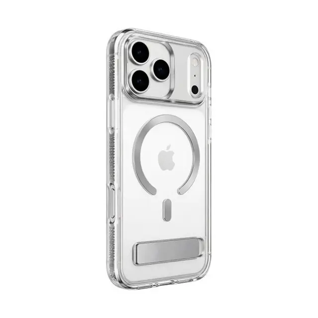 Zagg Θήκη Κινητού iPhone 18 Pro / 17 Pro Santa Cruz Snap (Metallic) Clear Silver