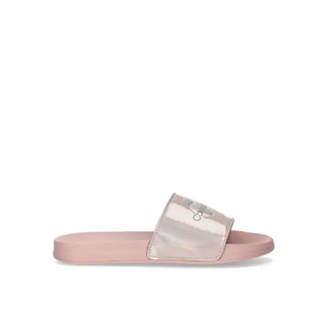 Calvin Klein Logo Print Pool Slide V3A0-80529 - 31