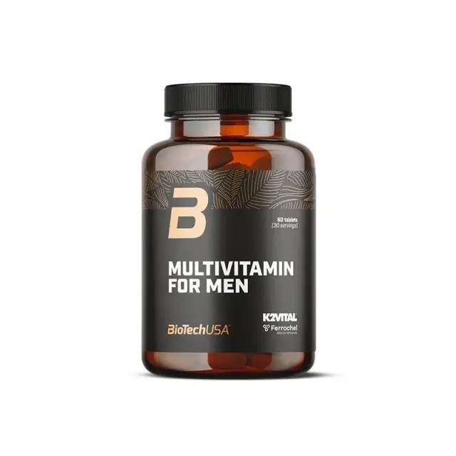 Biotech USA Multivitamin for Men Πολυβιταμίνη από Οργανικές Πηγές 60 ταμπλέτες