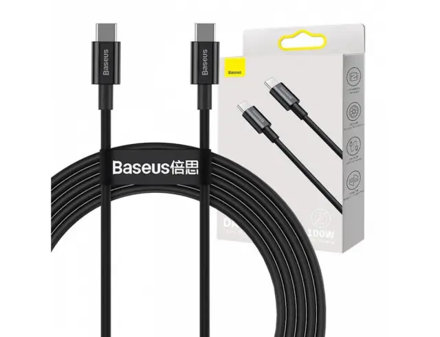 Καλώδιο BASEUS cable Type C to Type C PD100W Power CATYS-B01 1 meter black