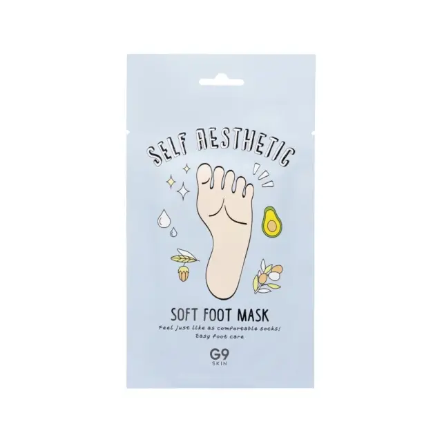 G9 Skin Self Aesthetic Soft Foot Mask Μάσκα Ποδιών 2τεμ