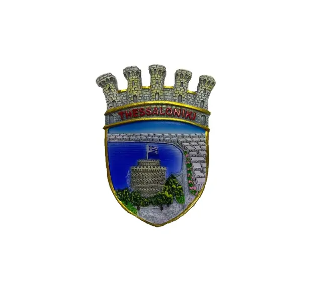 Tουριστικό μαγνητάκι Souvenir – Σετ 12pcs - Resin Magnet - Thessaloniki - 678142