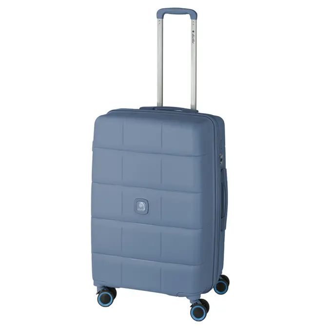 Βαλίτσα σκληρή Μεσαία DIELLE 210/60 67x43x29/32 cm Μπλε