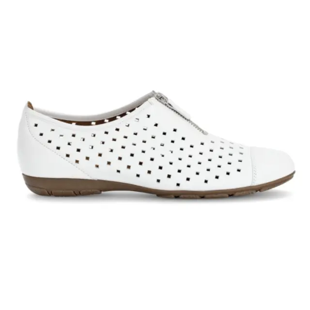 Gabor Μοκασίνια-Loafers Γυναικείο δέρμα Άσπρο GAB/44166 21-WEISS