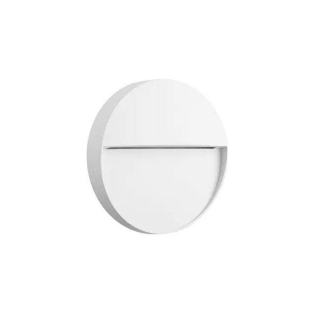 Clio Φωτιστικό Led τοίχου στρογγυλό 4W 3000K IP54 ø11x2.6cm λευκό Άσπρο