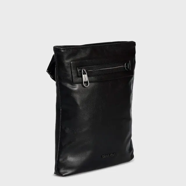 Calvin Klein - Flatpack Ανδρική Τσάντα Ώμου / Χιαστί K50K510833-BAX Μαύρο 3
