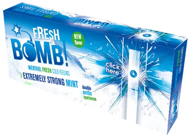 Fresh Bomb Άδεια Τσιγάρα Click Tubes Artic Mint - 100τεμ.