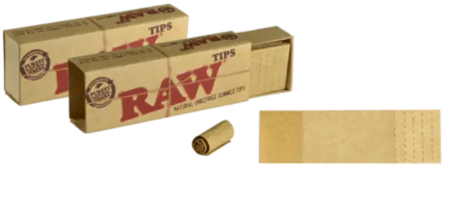 RAW Gummed Tips Τζιβάνα - Διάτρητη με κόλλα 2