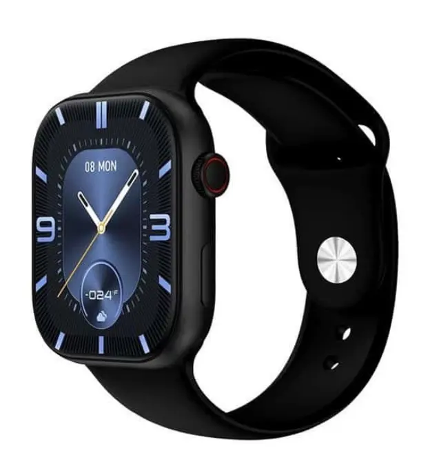HW9 pro2 Smartwatch με Παλμογράφο (Μαύρο)