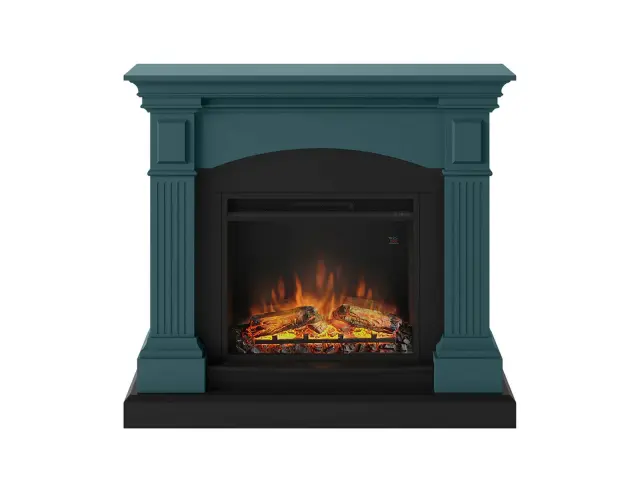 Ηλεκτρικό Τζάκι TAGU Magna PowerFlame με ισχύ 1500W, ψηφιακό θερμοστάτη και διαστάσεις 113.7x28.2x102.2cm - Τιρκουάζ PT389598 3