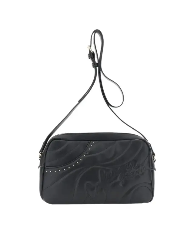 CafeNoir - Γυναικεία Τσάντα Ώμου Camera Bag CJ0903-001 Μαύρο