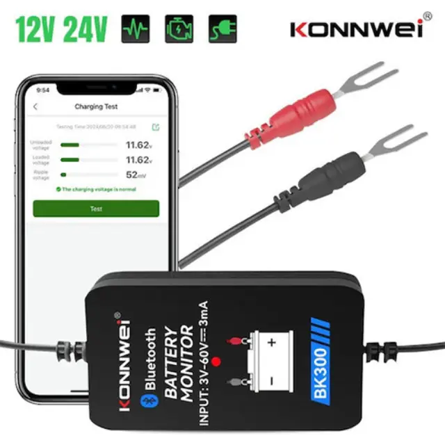 Konnwei BK300 Αναλογικό Battery Tester 2