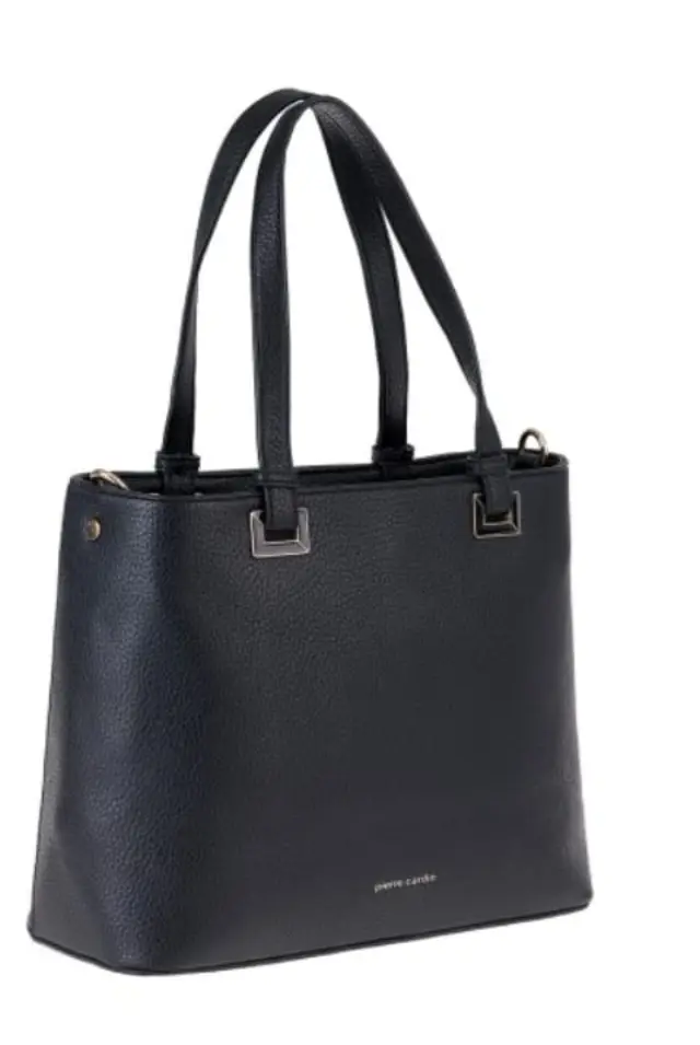 Γυναικεία τσάντα χειρός και ώμου Pierre Cardin, μαύρη,WX28 6719 3