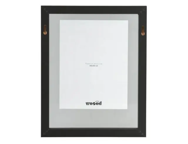 Κορνίζα WOOOD με πασπαρτού, διαστάσεις 40x4x50cm και διαστάσεις φωτογραφίας 34x44cm - Black 2