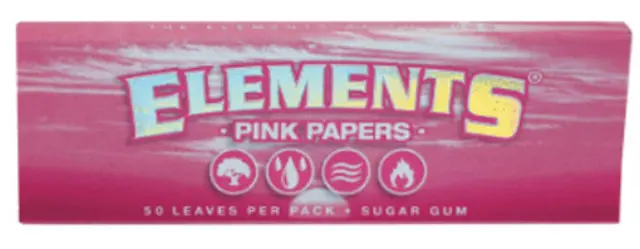 Elements Χαρτάκια Pink - 1¼ 50φ.