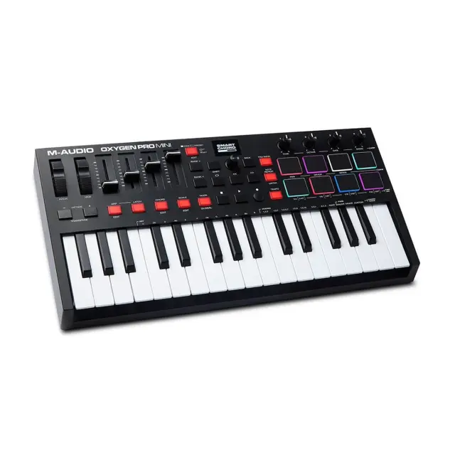 M-Audio Oxygen Pro Mini Midi Keyboard Μαύρο