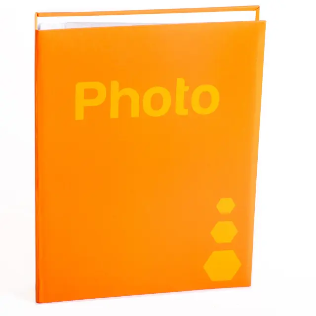 Άλμπουμ photo color orange με θήκες για 200 φωτογραφίες 10×15 ( Πορτοκαλί)